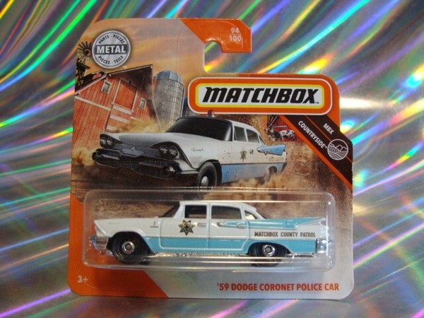 Matchbox 1959 Dodge Coronet Police Car MBX 94/100 Countryside Ovp/Neu 1:64-image