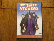 The Three Stooges Funniest Moments - Moe Howard, Larry Fine - 2001 DVD GOOD!!!