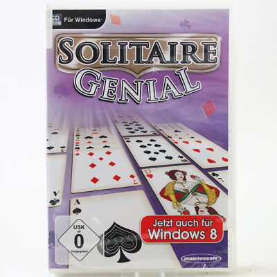 PC CD DVD Spiel Solitaire Genial Neu