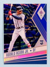 2018 Panini Chronicles Phoenix Blue /149 Ronald Acuna Jr #21 Rookie RC Brave MVP