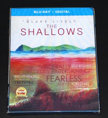 NEW The Shallows (Blu-ray, Digital, 2016) w/Lenticular Slipcover, Blake Lively