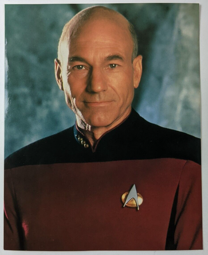 Captain Jean-Luc Picard Star Trek Next Generation 8x10 Photo Patrick Stewart TNG