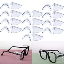 12 pares de protectores laterales deslizantes para gafas graduadas