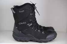 Oboz Bridger 10" Insulated Winter Snow B-Dry Waterproof Black Boots Men 10