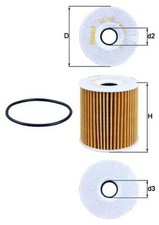 MAHLE Ölfilter OX 149D Filtereinsatz für VOLVO S40 XC70 S70 S60 C70 S80 V70 V40