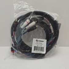 Steren 6 ft 5-RCA Composite Video / Audio Cable 257-606BK New Open Box