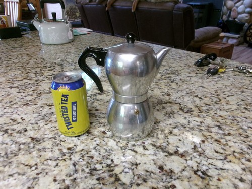 La Signora Caffettiera Moka Pot Vintage Italian Coffee Maker
