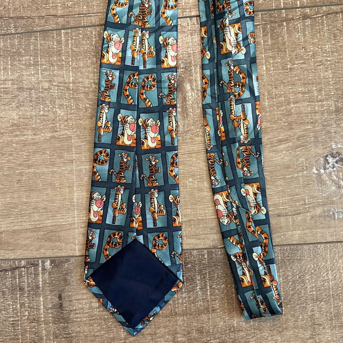 Disney Tigger Tie Blue | Winnie the Pooh | Silky Novelty Necktie | RRP $75 USD