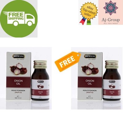 Natural HEMANI Onion Oil  (30ml) 100% Natural  Buy ONE Get One FREE 