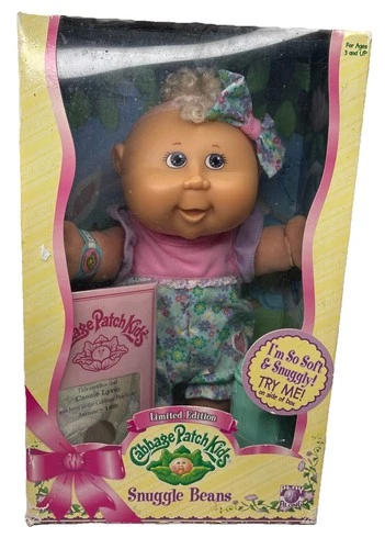 CABBAGE PATCH KIDS LIMITED EDITION CASSIE LYRIC SNUGGLE BEANS DOLL NEW IN BOX