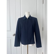 Vintage Pendleton 100 virgin wool Navy Blue Blazer Old Money Preppy