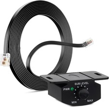 Universal Bass Control Knob, Volume Knob with Extension Cable for Black