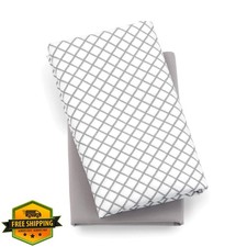 Chicco Playard Sheets Grey Diamond 2-Pack