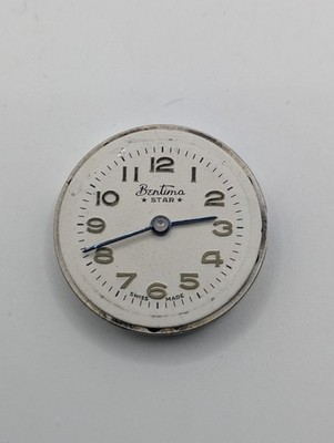 Bentima Star ETA 2335 Manual Wind Watch Movement Swiss See Photos & Video 19.6mm