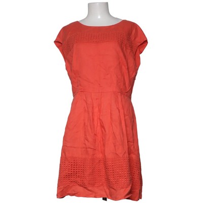 Cynthia Rowley, Kleid, Größe: 44, Orange, Acetat/Leinen, Einfarbig, Damen #zU9