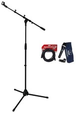 AKG D5 Handheld Dynamic Supercardioid Microphone Mic Stand w/Boom XLR Cable