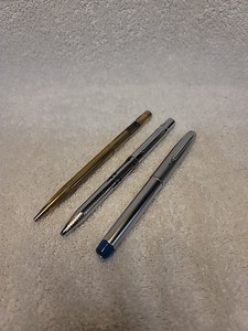 Lot of 2 Vintage Novelty Pens & One Mechanical Pencil Norma, Compuchron