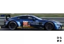 1/43 Diecast Car Aston Martin Vantage AMR 24H Le Mans 2023 No 98 James