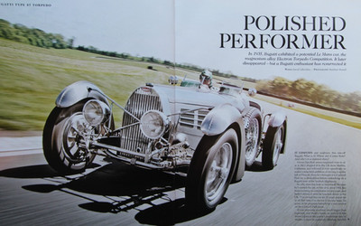 Original 2013 OCTANE extracted mag article: 1935 BUGATTI TORPEDO 'RESURRECTION'