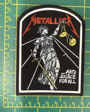 Metallica And Justice For All Tomb Woven Sew Or Iron On Patch Official