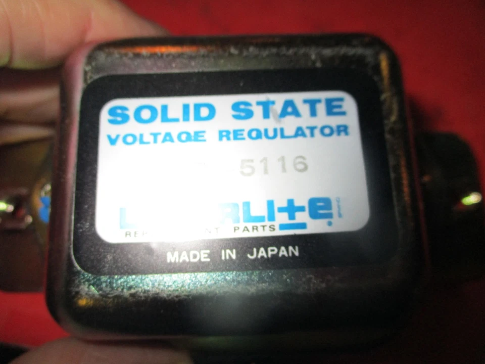 PARA DATSUN-NISSAN 510-610-710 1973-1974 NUEVO -REGULADOR DE TENSIÓN-HECHO EN JAPÓN Foto 3 de 4