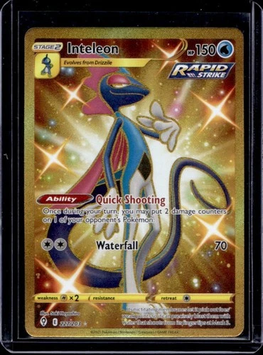2021 Pokemon SWSH Evolving Skies Inteleon #227/203
