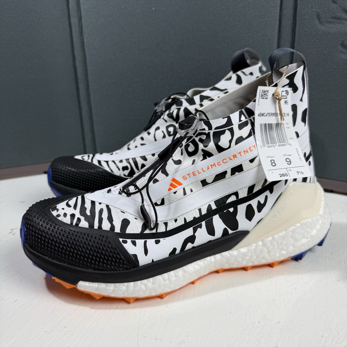 Size 9 Mens Stella McCartney x Adidas Terrex Free Hiker Gore-Tex IF1791 NEW adidas Stella McCartney x Terrex Free Hiker GORE-TEX White  main image 4