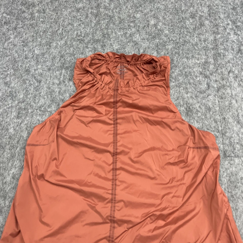 Athleta Levitate Tank Womens Medium Orange Hooded Lightweight Ripstop Hiking Top - Image 2 of 4