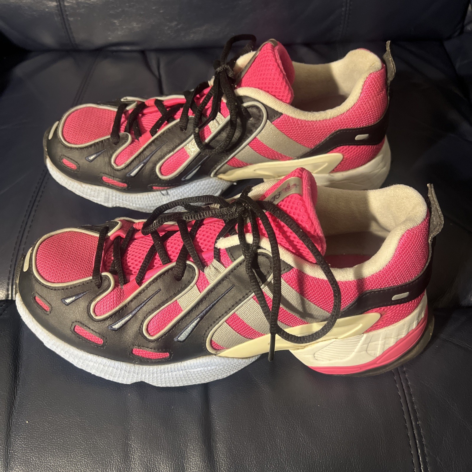 Adidas EQT Gazelle Women Size 10 Shock Pink/Silve… - image 4