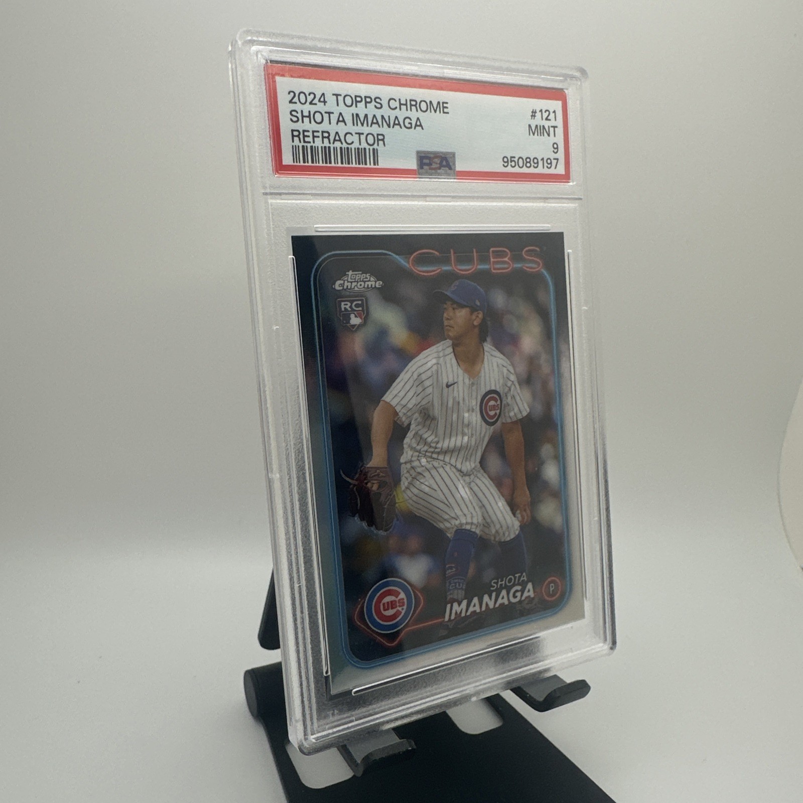 2024 Topps Chrome - Shota Imanaga #121 Refractor (RC) PSA 9