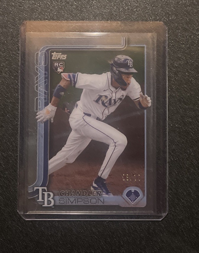 2025 Topps Update Series - Chandler Simpson #US277 Clear 8/10 (RC)