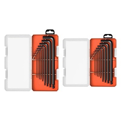 9Pcs L Type Key Set Ergonomic Design For Tight Space And Precisions Work