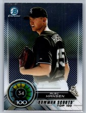2018 Bowman #BTP-34 Alec Hansen Bowman Chrome Scouts' Top 100 *WS