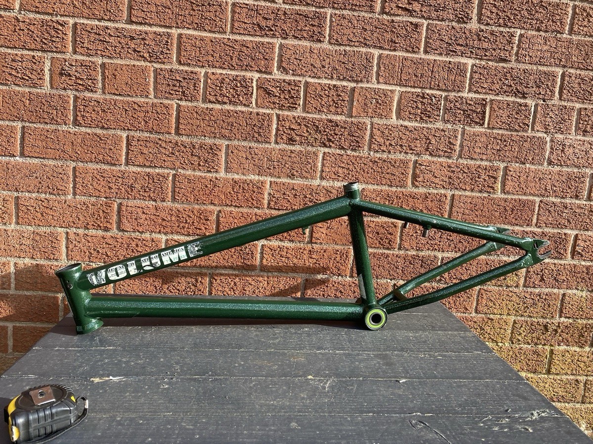 rare Volume Ends Jason Enns ,metal Flake Dollar Bridge Bling BMX Frame