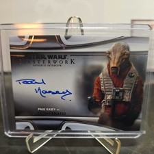 Paul Kasey as C'ai Threnalli 2021 Topps Star Wars Masterwork Autograph Card