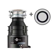 Badger 1 W/C, 1/3 HP Continuous Feed Kitchen Garbage Disposal with Power Cord an