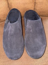 FITFLOP - Black Suede Slip On Clog Shoe. Size - 8. EUC.
