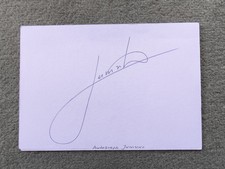 Juninho Brazylia Mistrz Świata! handsigned kartka pocztowa ! osobiście ! TOP ! RAR !!!