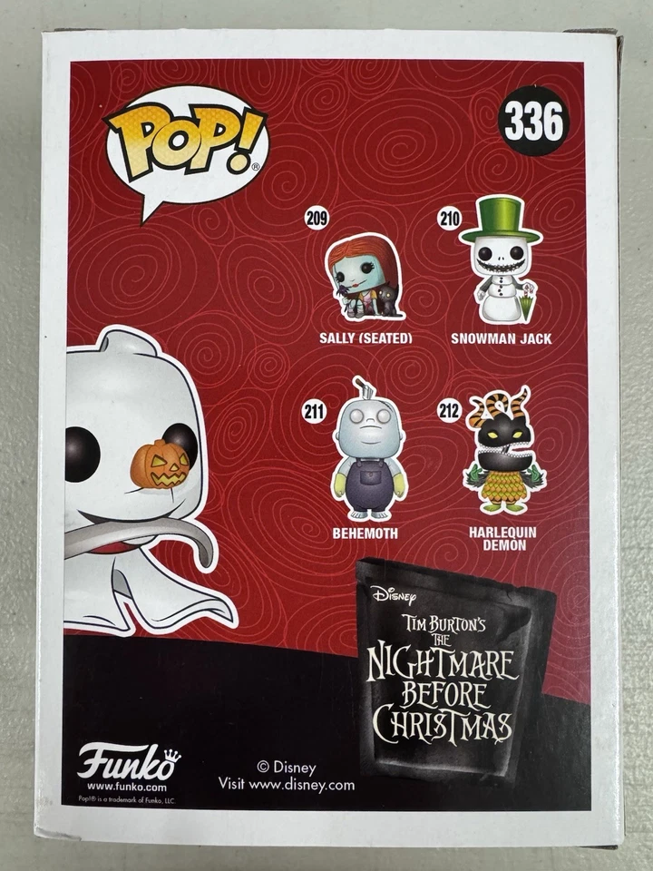 Zero with Bone (GLOW CHASE) 336 ~ Disney ~ Vinilo Funko Pop ~ GITD Foto 4 de 4