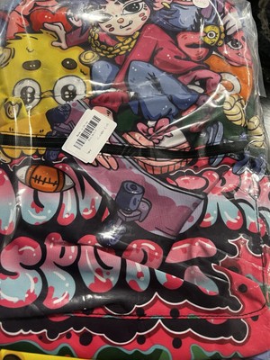Graffiti Backpack With Medium And Large Capacity Pockets NEW In Bag