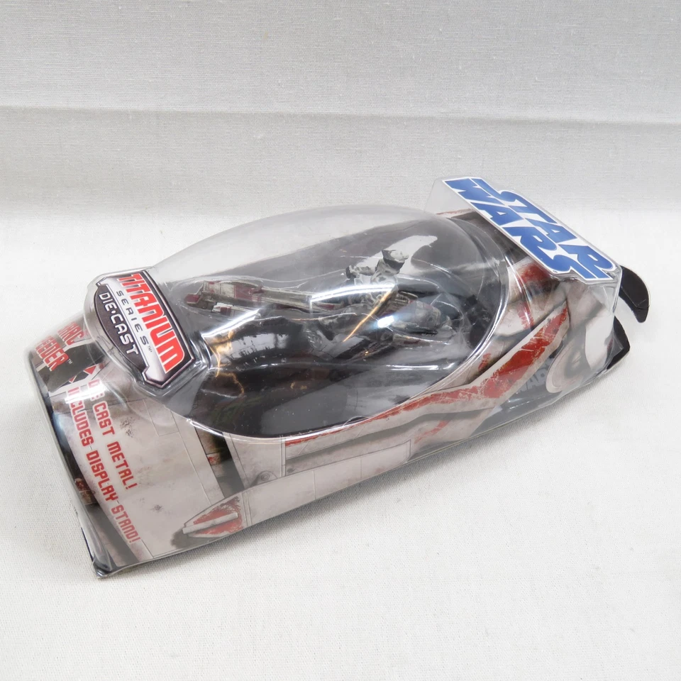 Star Wars Titanium Series Micro Machines 2009 BARC Speeder Hasbro nuevo en paquete Foto 3 de 4