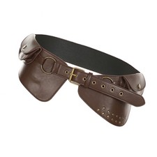 Women Decorative Belt Popular Corset Belt Western Rivet Studded Waist Bag Belt