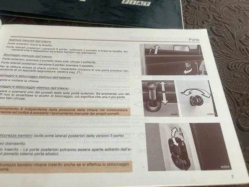 FIAT Uno 45-45 S-ES-55-55S 70S Manual De Uso Y Mantenimiento ORIGINAL - Imagen 4 de 4