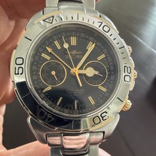 Sector ADV 4500 Quarzo Cronografo 100m SS Bracciale Nero/Oro Quadrante Analogico