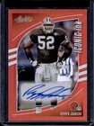 2025 Panini Absolute Pepper Johnson Orange (RAW)