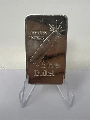 The One Ounce Silver Bullet - 1 Troy oz .999 Silver Bar #1064