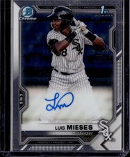 2021 Bowman Chrome Luis Mieses 1st Bowman Auto #CPA-LMI QTY