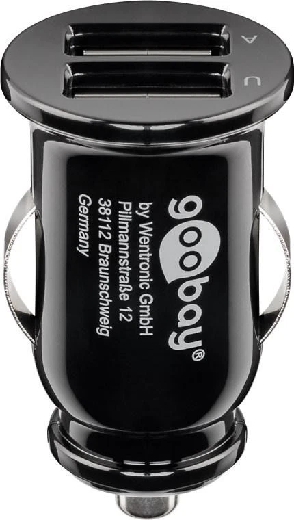 goobay Dual USB KFZ LKW Auto Ladegerät Zigarettenanzünder 12V / 24V > 5V 2,1A - Bild 4 von 4