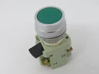 Generic Momentary 22.5mm Green Push Button 1NO 1NC 10A 250VAC 7.5A 380VAC NOP