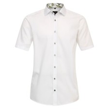 Venti men's business shirt short sleeve modern fit white 644288500 000